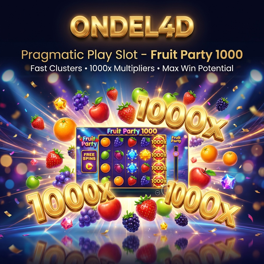 Fruit Party 1000 Pragmatic Play di ONDEL4D: Pesta Buah Paling BrutaL
